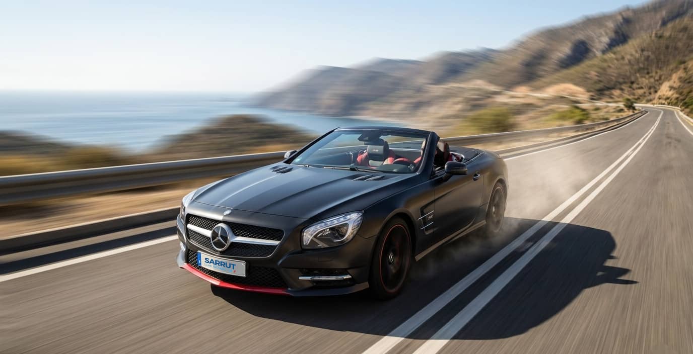 première voiture luxe mercedes sl